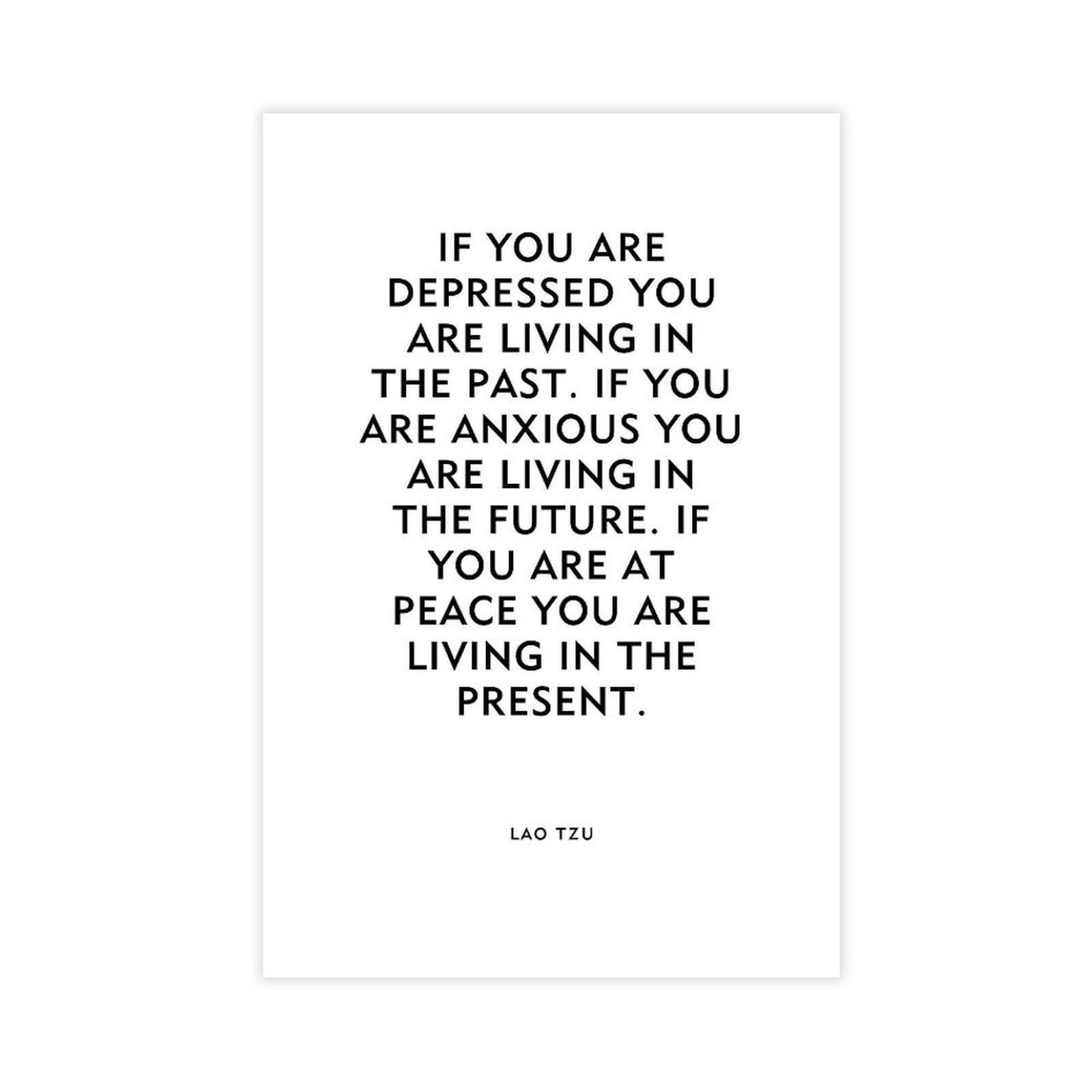 ELKPDOE Past Present Future Poster Motivational Quotes