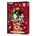 Toyvian Christmas Advent Calendar with 24PCS Ornaments Lovely Countdown Calendar Party Favors for Decoration Xmas Holiday