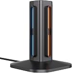 afbptek Switch 2 Joy Con Charging Station, LED Indicator, 4 Joycon Controller Charger Dock, USB Powered for Nintendo Switch 2 Joy-con L/R, Black