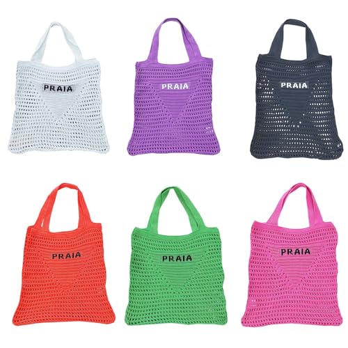 Bolsa Crochê Diversas Cores + Canga Estampas Sortidas Moda Praia (Preto)