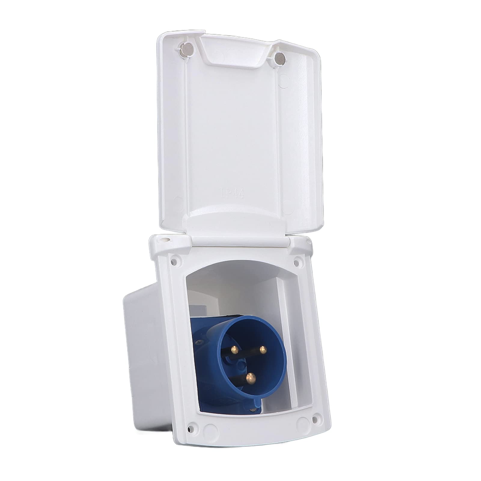 Scatola di Presa di Corrente Esterna Per Camper 32a 220 V‑250 V, Alimentazione Esterna Per Camper, Scatola di Presa di Corrente Per Camper, Presa da 32 A, Presa Impermeabile da 32 a Per Camper(white)