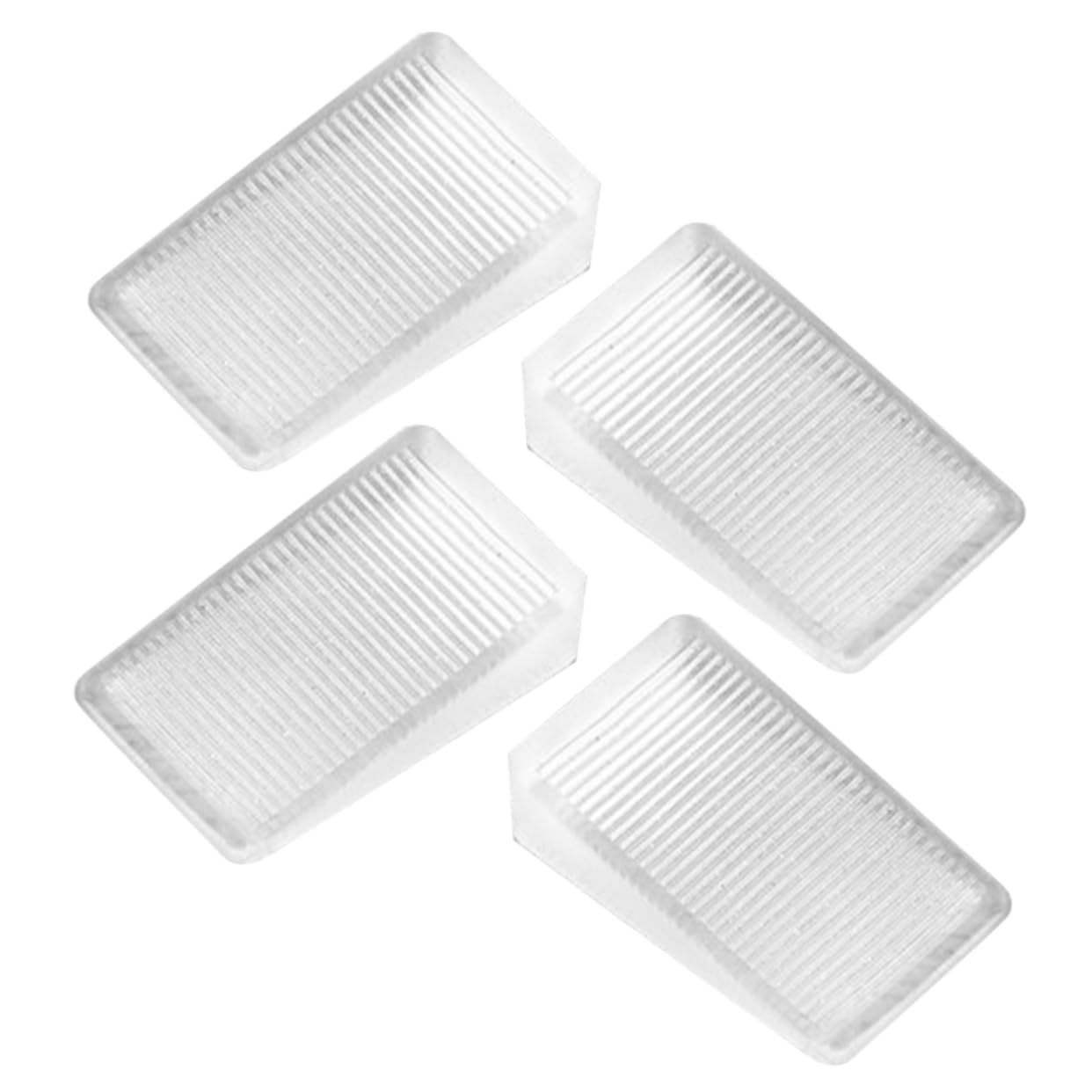 Veemoon Djustable Leveling Wedges and Shims 4pc Set for Furniture Bookshelves and Tables