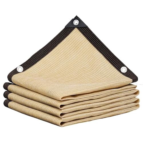 LXBche Outdoor Shade Net Shade Net Sunshade Canopy with Eyelets Awning 90% Shade Rate UV Protection Net Air-Permeable Cooling Balcony Garden Nets for Outdoor Park Car (Color : A, Size : 2 * 2m)