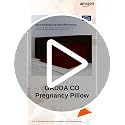 Image of GADDA CO Pregnancy Pillow for Women | Maternity Pillow for Pregnant Women Sleeping | Memory Foam Pregnancy Wedge Pillow for Belly & Back Support | Pillow for Maternity & Pregnant Moms | Maroon