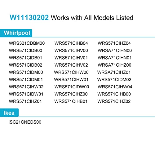 image for FBULWSEC UPGRADED W11130202 Freezer Glass Shelf, Fridge Tempered Glass