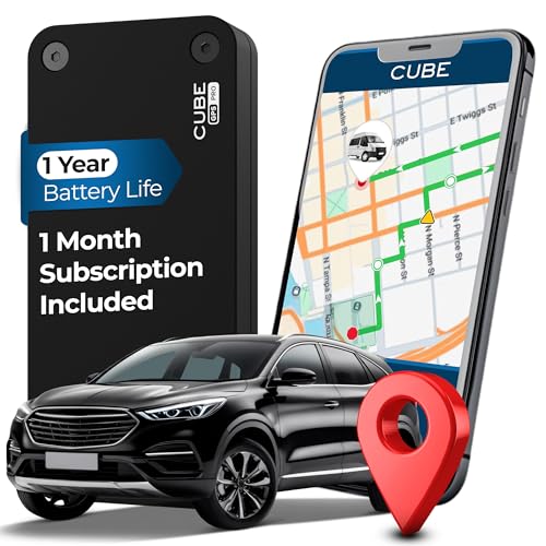 Cube Pro GPS Tracker for Vehicles with Built-in 1 Year Battery -...