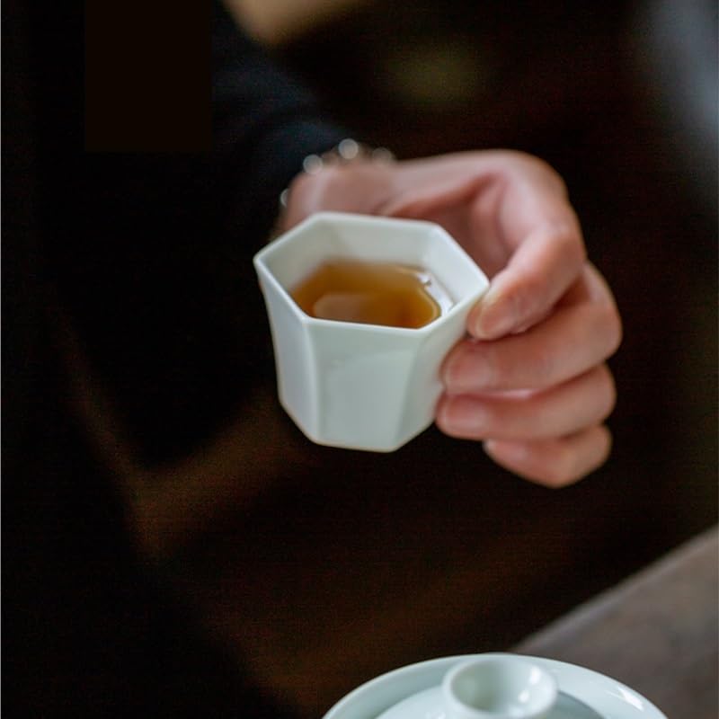 Tazza da tè Tazza da tè retrò Cinese Kung Fu Tazza da tè Singola in Ceramica Fatta a Mano Tazza da tè per la Preparazione casalinga Tazze da tè riutilizzabili