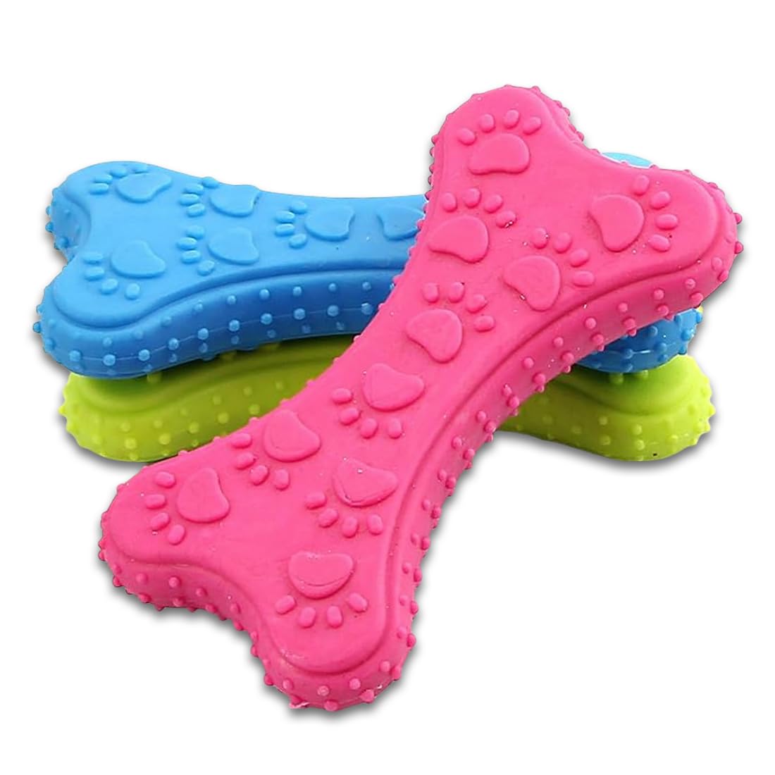 3 piezas de limpian los dientes de las mascotasy calman la picazón Juguetes masticables para la dentición de cachorros para perros pequeños perro juguete para Dentición, Limpieza de Dientes Juguetes