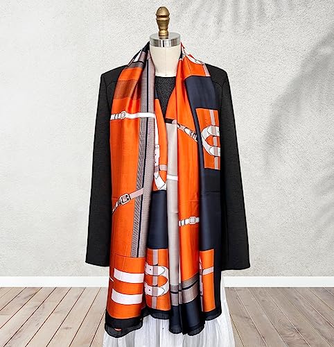 Wrapables® Silk Like Satin Polyester Large Scarf Wrap4