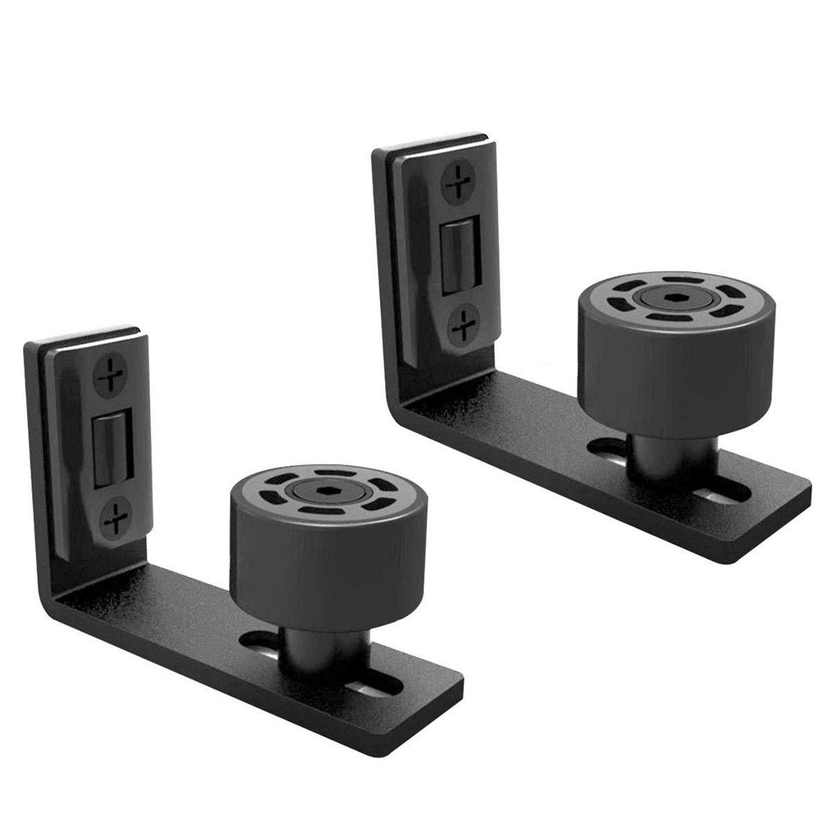 HyeverSliding Barn Door Roller Adjustable Floor Guide (Set of 2)