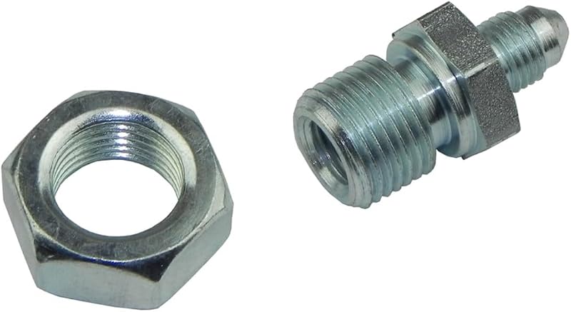 Adaptador de conexão para mangueira Inline Tube 3AN macho para flare invertido fêmea 3/8"-24 – 1 unidade