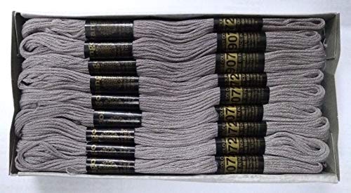 Hilo de algodón gris para tejer ropa de bebé y amigurumis 2