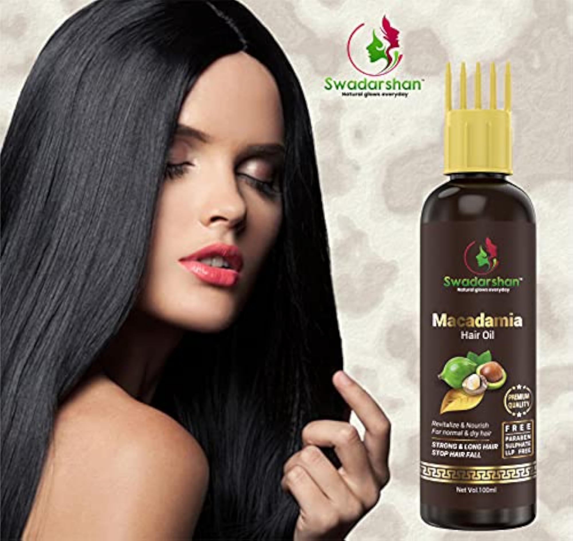 Macadamia Hair Oil for Curly Hair, 200 ml