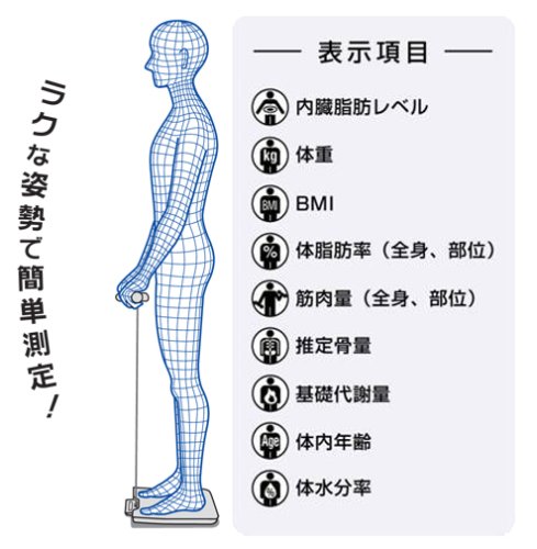 Amazon | TANITA 体組成計 インナースキャンV 【左右部位別測定