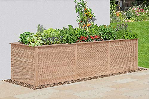 Gartenpirat Hochbeet Madera Lärche Natur XL oder XXL, Außenmaße