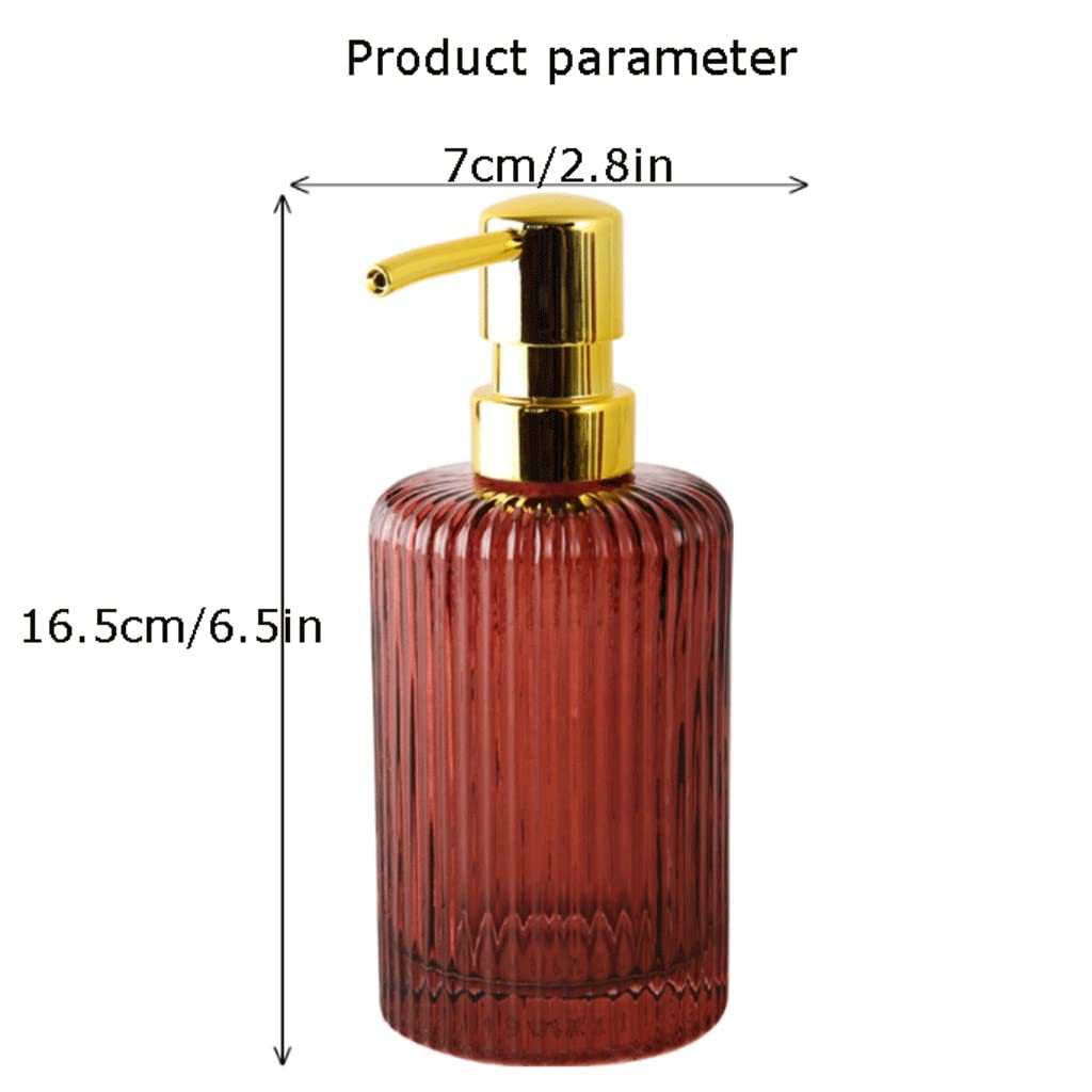 657 / 5,000 翻译结果 Erogatore di sapone 9.5 oz Dispenser di sapone ad alto valore, distributore di sapone di vetro trasparente, distributore di liquido ricaricabile, bottiglia di sapone a mano for bagno