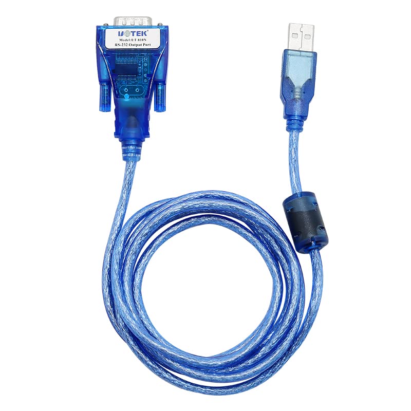 UOTEK USB to RS232 Converter USB to RS-232 Adapter Cable 4.9FT with PL Chipset USB Serial Converter Supports Win 10/8/7/XP/Vista/Mac UT-810N