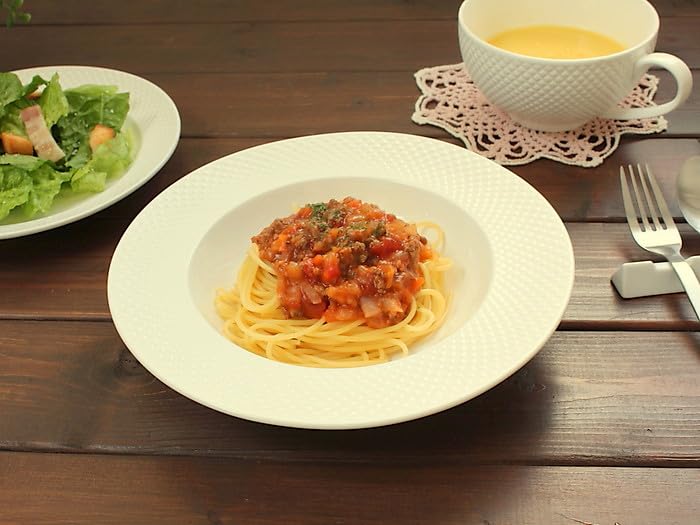Amazon | LA BETTOLA(ラ・ベットラ)MESH リム パスタスープ皿(洋食器 