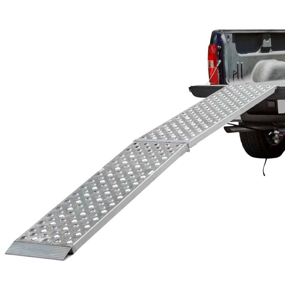 Big Boy EZ Rizer MF1-14419-EZ Aluminum 12' Arched Folding Motorcycle Ramp by Black Widow