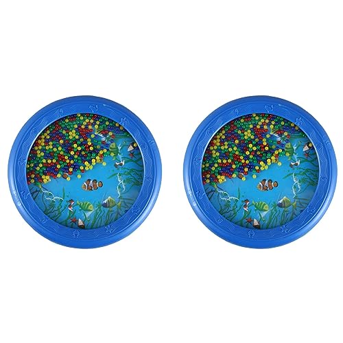 Jppium(ジュピウム) 2X ウェーブビーズドラムジェントル 海サウンドミュージカル教育玩具チール ベビーキッド子供用