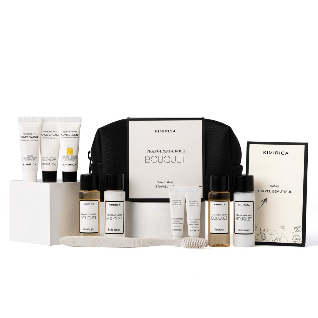 Kimirica Gift Set Bouquet Travel Kit For Men & Women, Pack of 10-image-30