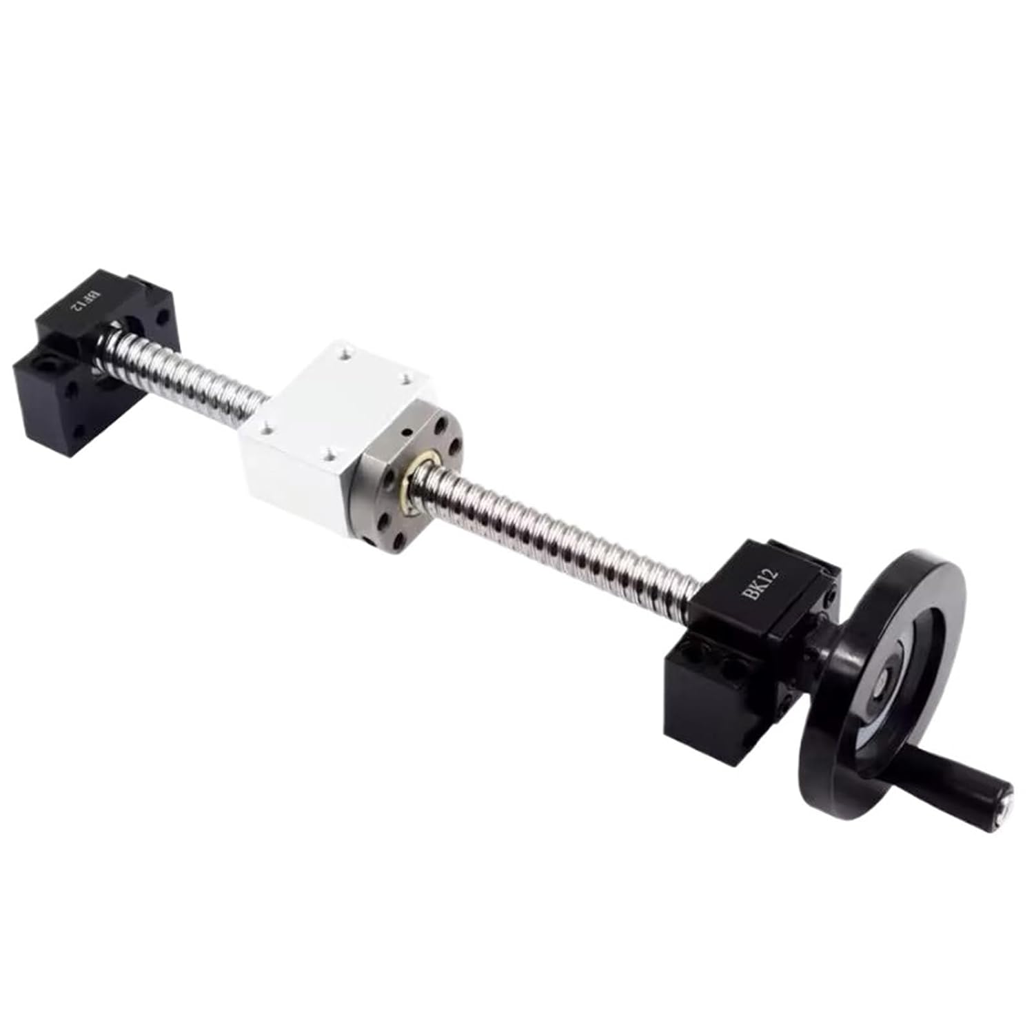 Metal Ball Screw nut end Processing SFU1605 Rolled Ball Screw C7 with End Machined+1605 Ball Nut + Nut Housing+ BK/BF12 End Support + Hand Wheel(700mm)