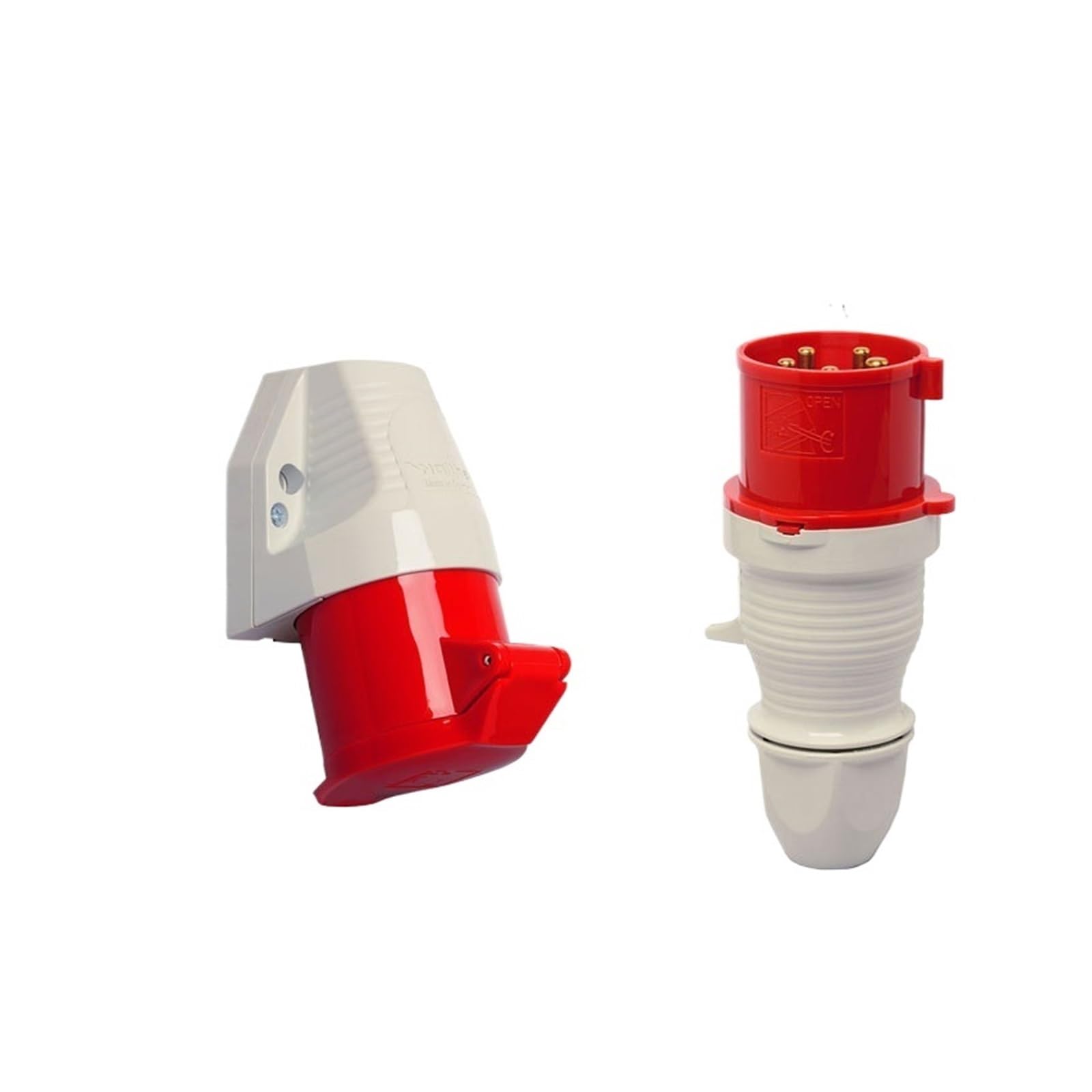 Industrial Plug and Socket Waterproof and dustproof 32A 5P 400V(130)