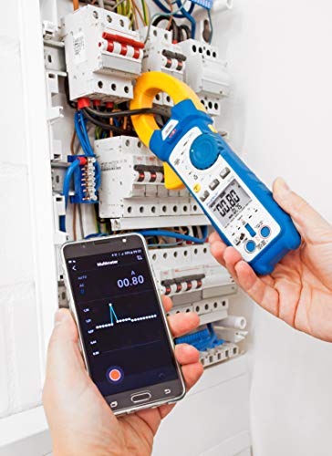 Stromzange PeakTech 1670 True RMS mit Bluetooth und App-Funktionalität