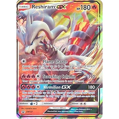 reshiram gx pokemon card value Singles - - SM137 - SM Black Rwanda (You cant use more than 1 GX attack in a game.) Pokémon TCG Reshiram GX SM
