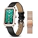 Smartwatch Donna, IP68 ImpermeabileFitness Tracker Donna,Gestione del Ciclo Femminile Cardiofrequenzimetro Monitor della Pressione Sanguigna Monitor del Sonno Orologio da Polso da Donna(Oro)
