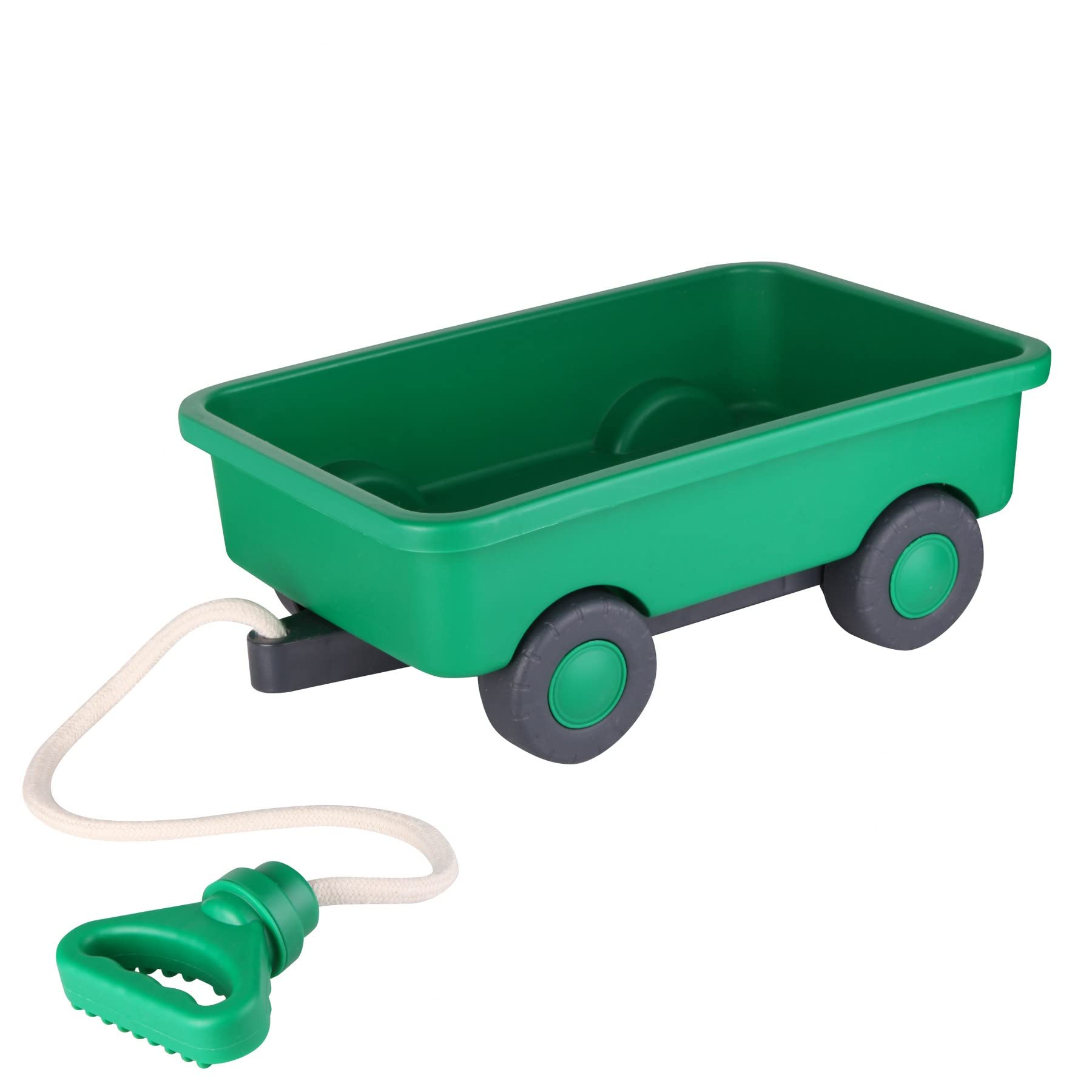 Secen LONDON Wagon Car Outdoor Toy-Wagon Car with Rope Grab-Pull Apparatus Wagon Kids' Pull-Along Wagon - / Outdoor Toy/Garden Toy/Trolley/Cart/Truck/Pull Along Toy (Green)