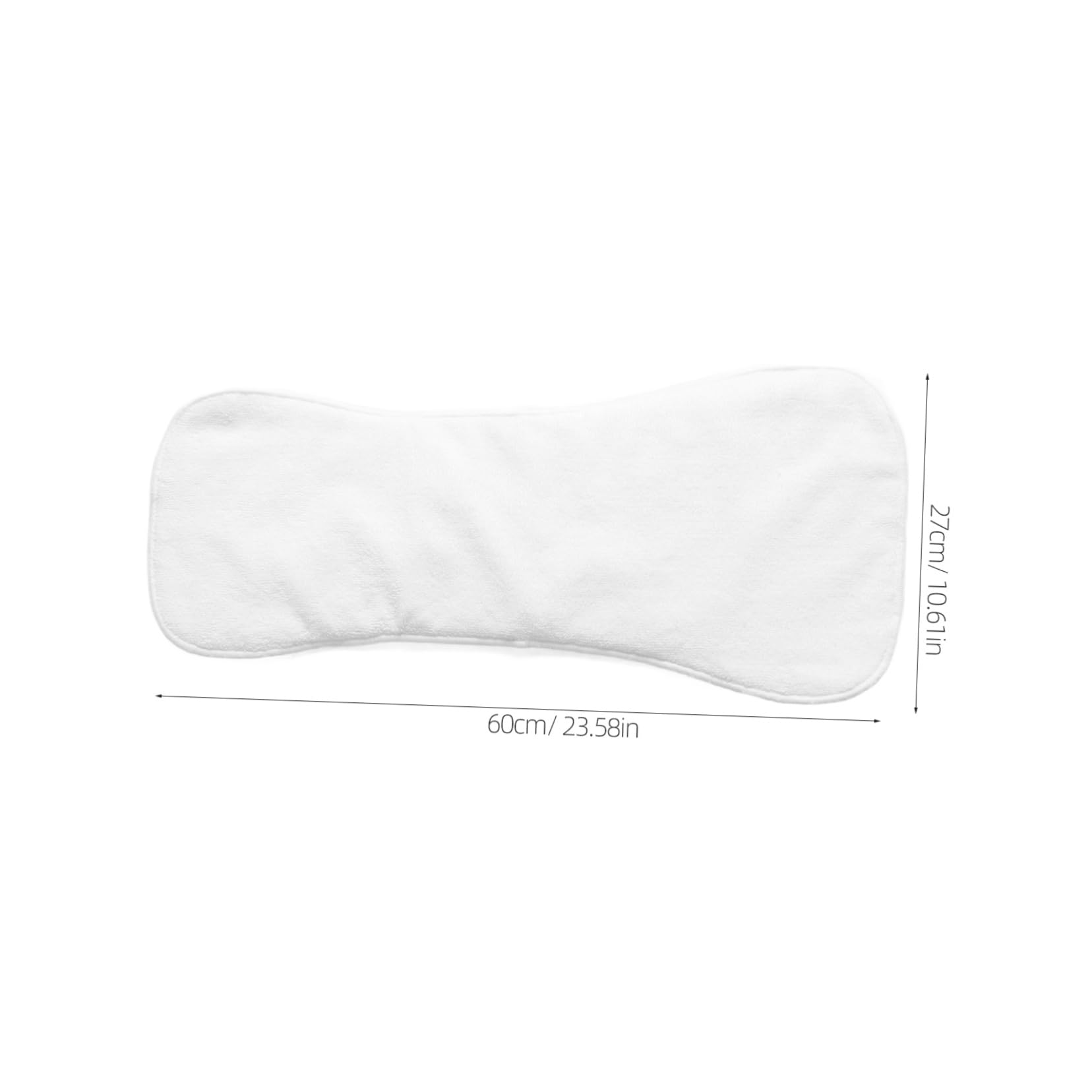 HAWILLOSCH Four-Layer Washable Diapers for Adults Diaper Pads Inserts Overnight Reusable Water Fiber