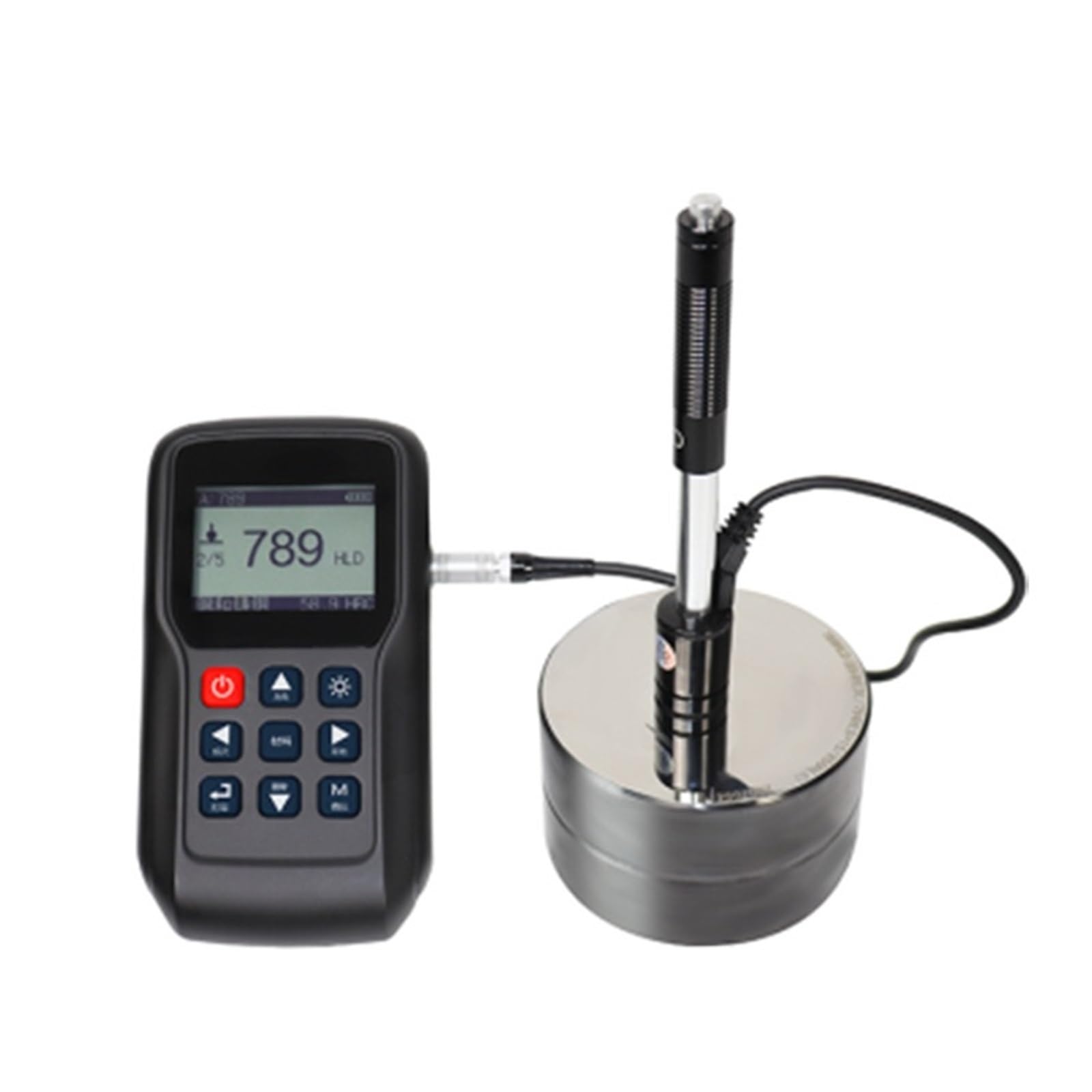 Professional Portable Digital Leeb Hardness Tester LCD Screen IP55 Protection USB Data Transmission Metal for Industrial Inspection