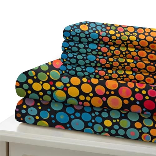 Parure de lit 260x220 de qualité hôtelière en microfibre douce