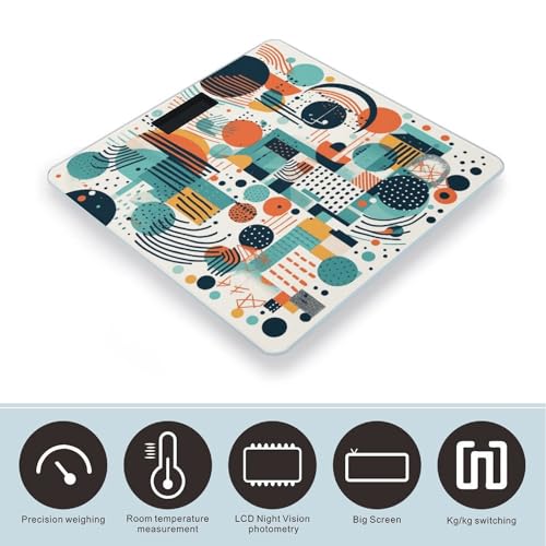 Báscula digital de baño Smart Scale con vidrio templado miniatura 3