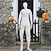 HABURN Posing Dummy with Hands, Lifesize Posable Dummy 6 Ft for Halloween Decor, Multifunctional Soft Full Body Model, Haunted House Halloween Prop for Park, Garden, Home, Porch, Yard