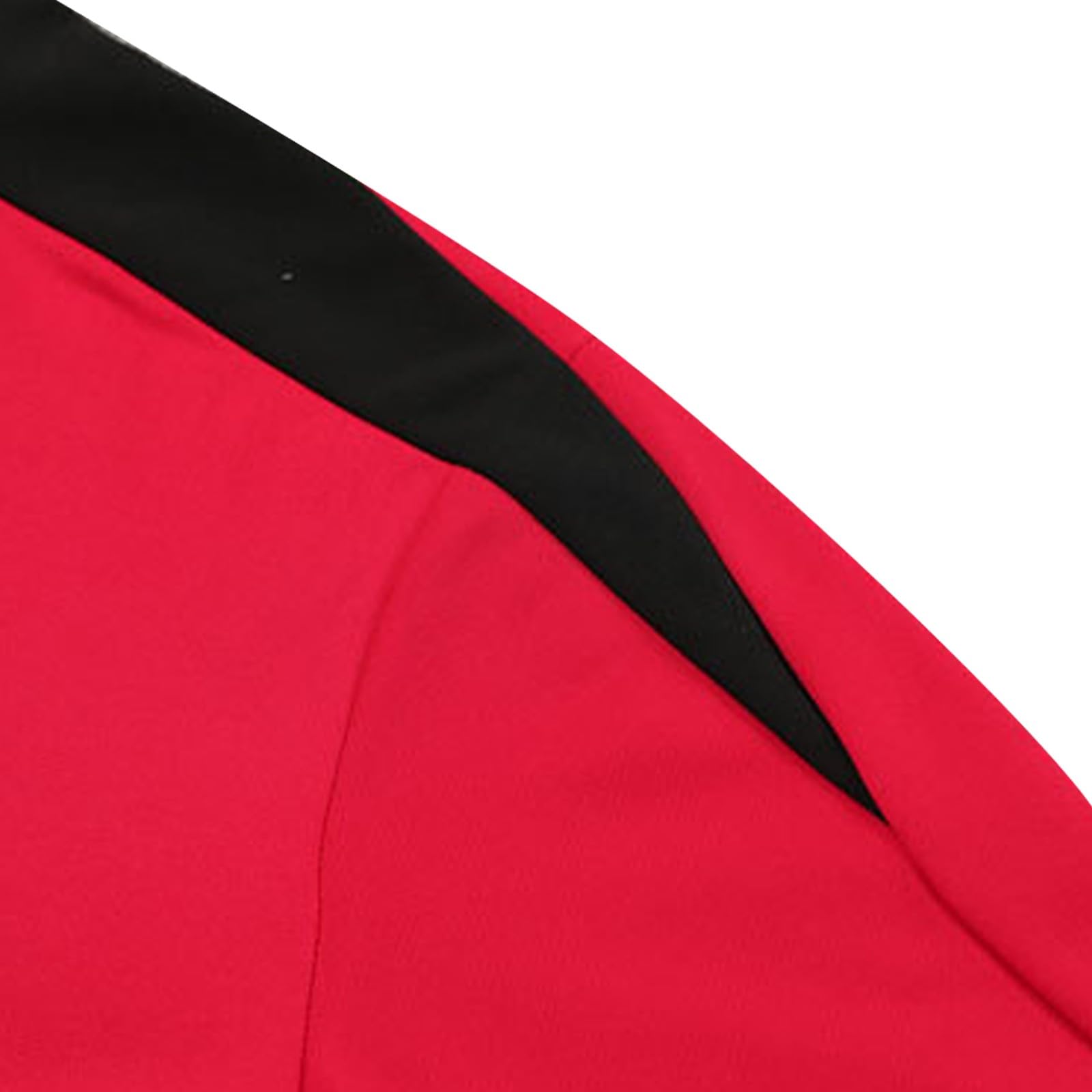 Tute da calcio da uomo, tuta da corsa da uomo con mezza zip, set da 2 pezzi