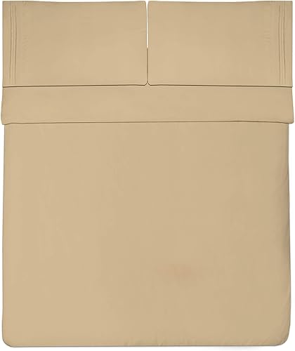 Miniatura 24 de Juego de sábanas de 1800 hilos, sábanas de microfibra cepillada suave de calidad egipcia, juego de ropa de cama de lujo con sábana encimera, sábana