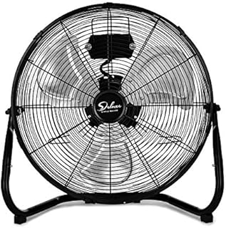 Simple Deluxe 20 Inch 3-Speed High Velocity Heavy Duty Floor Fan for Industrial