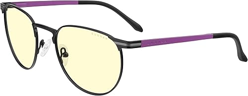 Gunnar Optiks Black Panther Vibranium Edition - Gafas para juegos y computadora bloquean 65 de luz azul mate tinte ámbar 2008in MAT-12101 Negro -