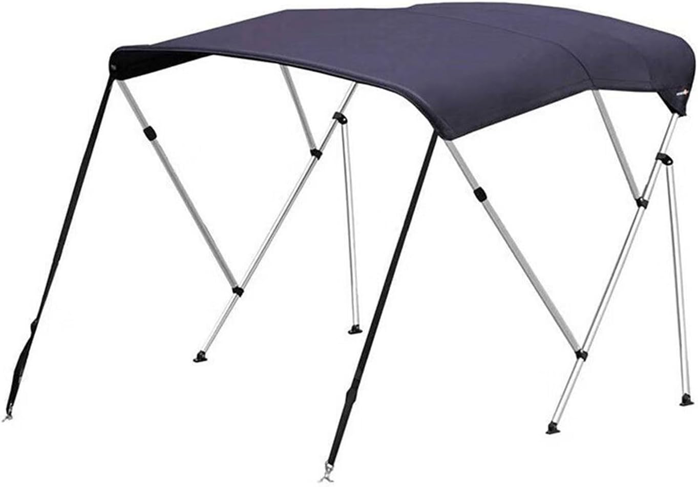 Bimini Top For Boats,2-3-4 Bow 13 Different Size Boat Shades Canopy,Includes Bimini Top Hardwares And Boot Cover,Marine 600D Canvas Anti-Rust Aluminum Frame Sun Shade Boat Canopy Waterproof ( Size : 2