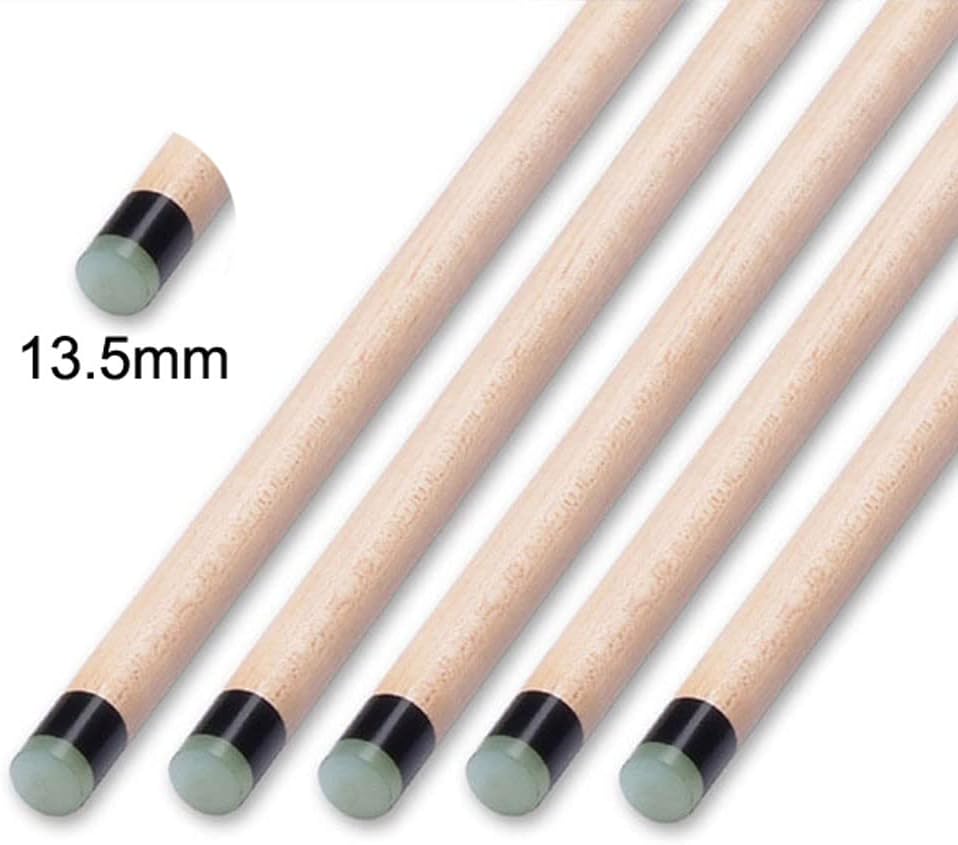 Pool Cue Billiard Stick Cue Tips 1/2 Premium Pool Cue No Painting Process 13.5Mm Head Pool Cue with Extension Pool Cue EIIDJFF 230202(Color:A)