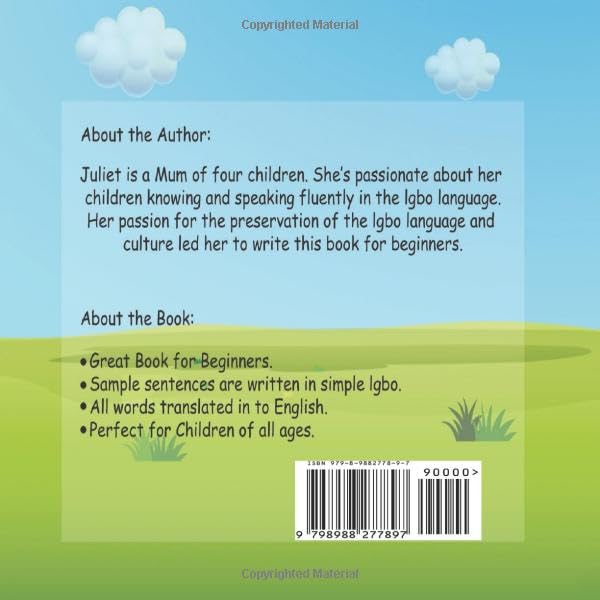 Vista 2 de Everyday Igbo Words for Beginners A Bilingual Igbo Book Designed for Early Learning and Basic Teaching. Perfect for kids and Beginners