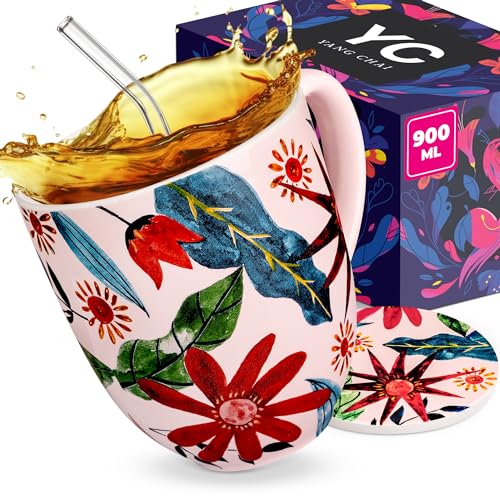 Keramik-Kaffeetasse Mit Untersetzer – 325 Ml, Spülmaschinen- & Mikrowellengeeignet, Personalisierbar