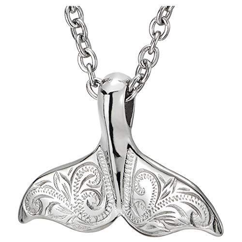 Pendentif queue de baleine avec chaîne en corde, idée cadeau mixte océan