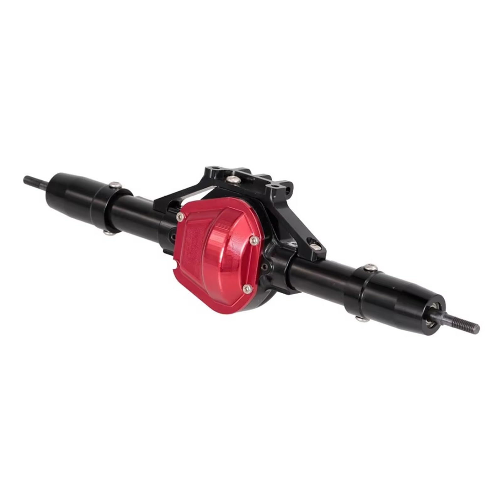 Eje Delantero Trasero RC para Axial para SCX10 Piezas De Actualización para Coche RC Crawler 1:10, Accesorios Eje Delantero Y Trasero Metal CNC para(Rear)