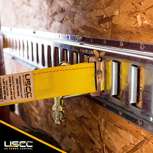 Us Cargo Control Horizontal E Track, 5 Foot Length Cargo E Track, Galvanized Finish, 12 Gauge Steel, Easily Secure Cargo In An Enclosed Van Trailer #TOP5