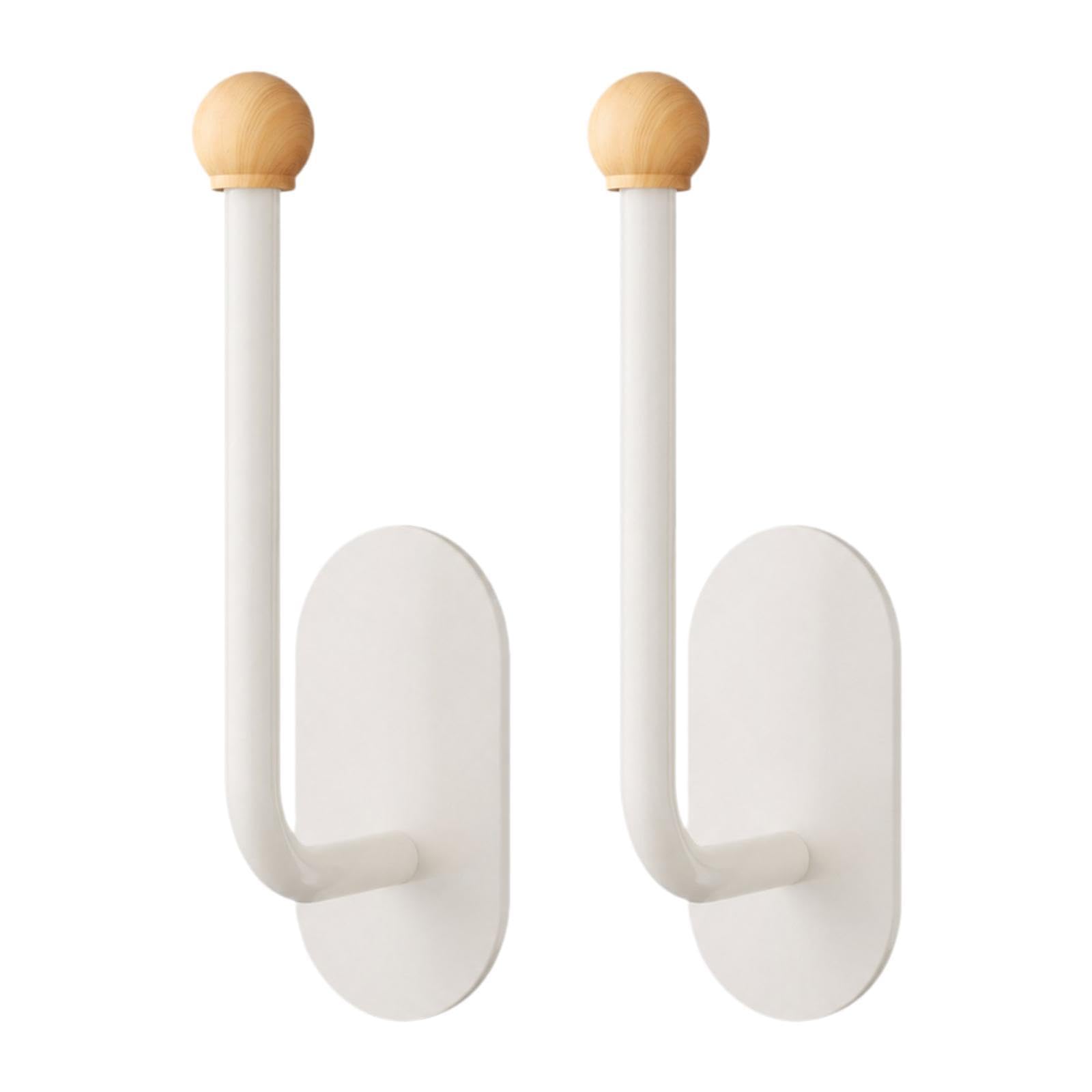 DimyFew 2 Pieces Boxing Glove Wall Hook Storage Rack Display Holder Punching Hanger Carbon Steel Material Easy Installation Suitable for Home Gym Boxing, White