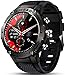 GaWear Smartwatch Uomo,Orologio Fitness Uomo,1,32" HD Full Touch Cardiofrequenzimetro da Polso Pressione Sanguigna Notifiche Messaggi Impermeabile 5ATM Orologio Sportivo con per Android iOS (Nero)