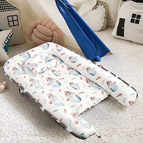 Poiuqew Ninho de bebê, cápsula para ninho de bebê para recém-nascidos, cápsula portátil e coC, berço